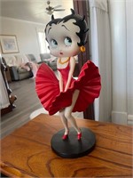 Betty Boop with Cool Breeze Red Dress Figurine