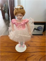 Vintage Avon Porcelain and Cloth Ballerina Doll