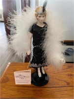 Avon Roaring 20s 8.5 Inch Porcelein Flapper Doll