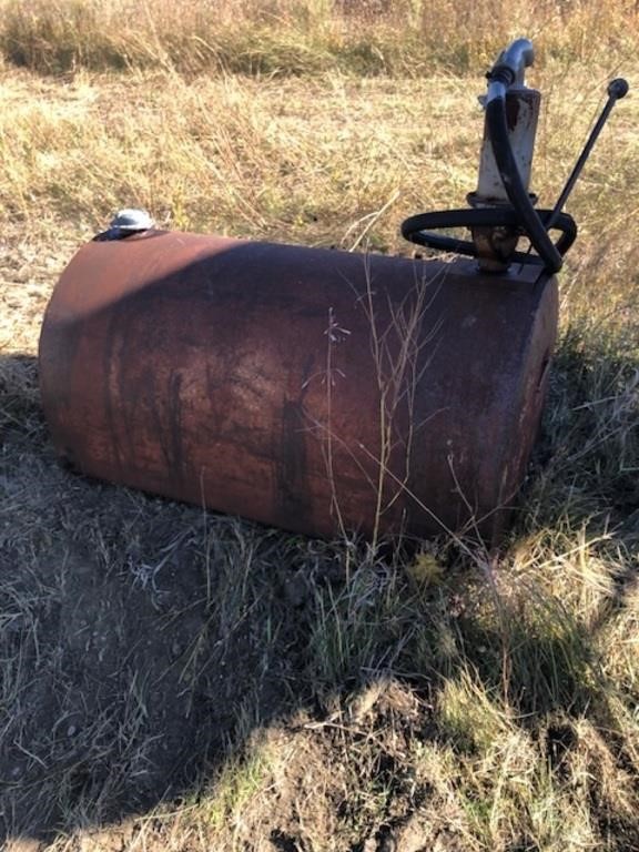 Slip Tank, 100 Gallon with Hand pump