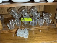 GROUP OF GLASSWARE - PARFAIT DISHES AND MORE