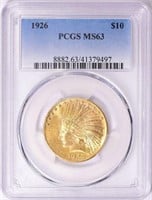 1926 Indian Gold Eagle PCGS MS-63