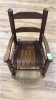 Vintage child’s rocking chair made by DIXIE
