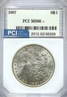 1887 Morgan Silver Dollar MS-66 +