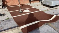 Baseball mat/rug  by Tanner Tee, 12ft x 6ft