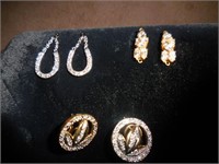 Lot-3 pair Earrings, earring charms & Bars