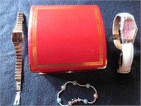 Lot-2 Watches & 1 Bracelet.