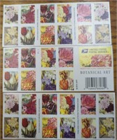 $39.60 60x first class forever stamps botanical