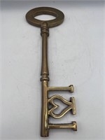 Large brass heavy key vintage