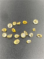 7.93 TCW Assorted Yellow Topaz Gems GIA