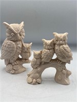 Vintage A. Santini Classic Figure Italy Owls