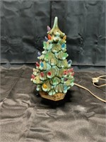 EARLY SMALL CERAMIC CHRISTMAS TREE