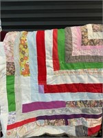 MACHINE AND HAND STITCHED QUILT