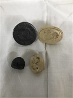 4 ANCIENT REPLICAS STAMPS AND CYLINDERS