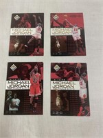 4 MICHEAL JORDAN NBA FINAL SHOTS CARDS