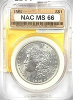 1885 Morgan Silver Dollar MS-66