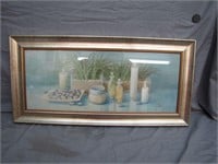 Relaxing Spa Themed Framed Picture