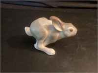 Herend 3 1/2" Wide Fleeing Rabbit,Natural