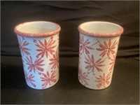 Pair of Vietri 7" Tall Vases