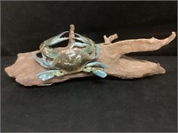 King Crab on Wood Display