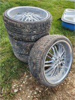 Four 265 - 35R 22 Tires