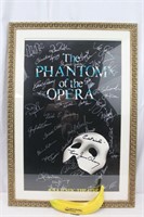 "Phantom of The Opera" Broadway Cast Signed Poster