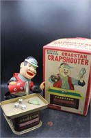 Cragstan Crapshooter Tin Toy, Cragstan Industries