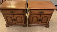 PLEASE READ* 2 Nightstands, colonial style