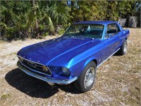 1967 Ford Mustang Coup.