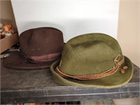 STETSON HAT & GERMAN STYLE HAT