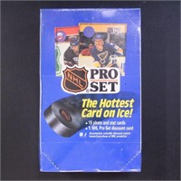 1990-91 Pro Set Hockey Series 1 unopened box of 36