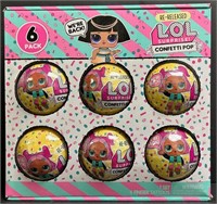 NEW RELEASED LOL CONFETTI POP - 6 PACK