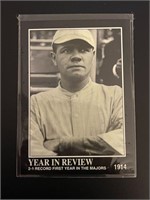 Babe Ruth Year in Review Card
