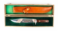 Knife RARE Vintage Puma 6356 Bowie & Wood Case