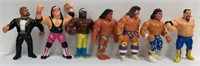 (7 Asst) c1991 Titan Soprts 5" Wrestling Figures