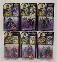 (6)1990'sKenner "Legends of Batman" Action Figures