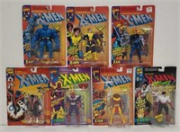 (7) Asst 1993-94 Toy Biz X-Men 5" Action Figures