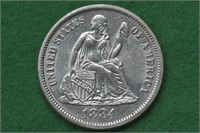 1884 Seated Liberty Dime Proof ???
