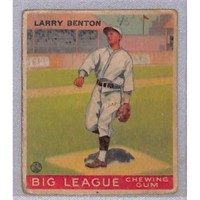 1933 Goudey Larry Benton