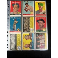 (57) 1958 Topps Baseball Cards