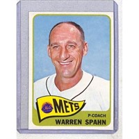 High Grade 1965 Topps Warren Spahn