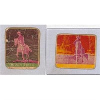 (5) 1930's Western Strip Cards