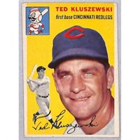 1954 Topps Ted Kluszewski Crease Free