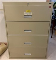 M - ANDERSON HICKEY 4 DRAWER FILE CABINET 52X36