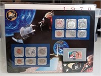OF) 1970 uncirculated mint set with silver half