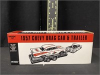 WIX 1957 Chevy Diecast Drag Car & Trailer