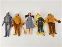 5) MEGO WIZARD OF OZ ACTION FIGURES