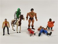 LOT OF VINTAGE 1970'S & 1980'S ACTION FIGURES