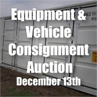 Equipment & Vehicle Consignment Auction