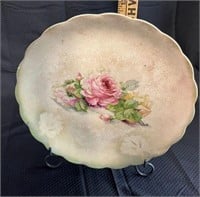 Vintage Porcelain Floral Plate